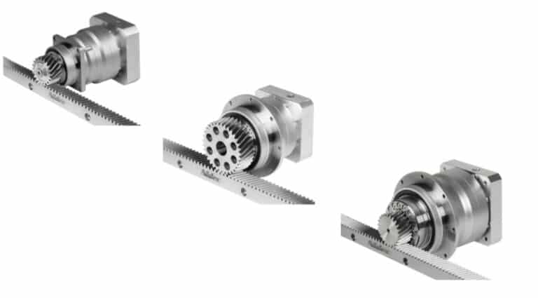 Sistemas de cremallera, engranaje y reductor de Nidec-Shimpo
