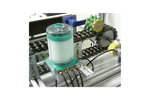 El sistema de lubricación automática DLS para aceite o grasa